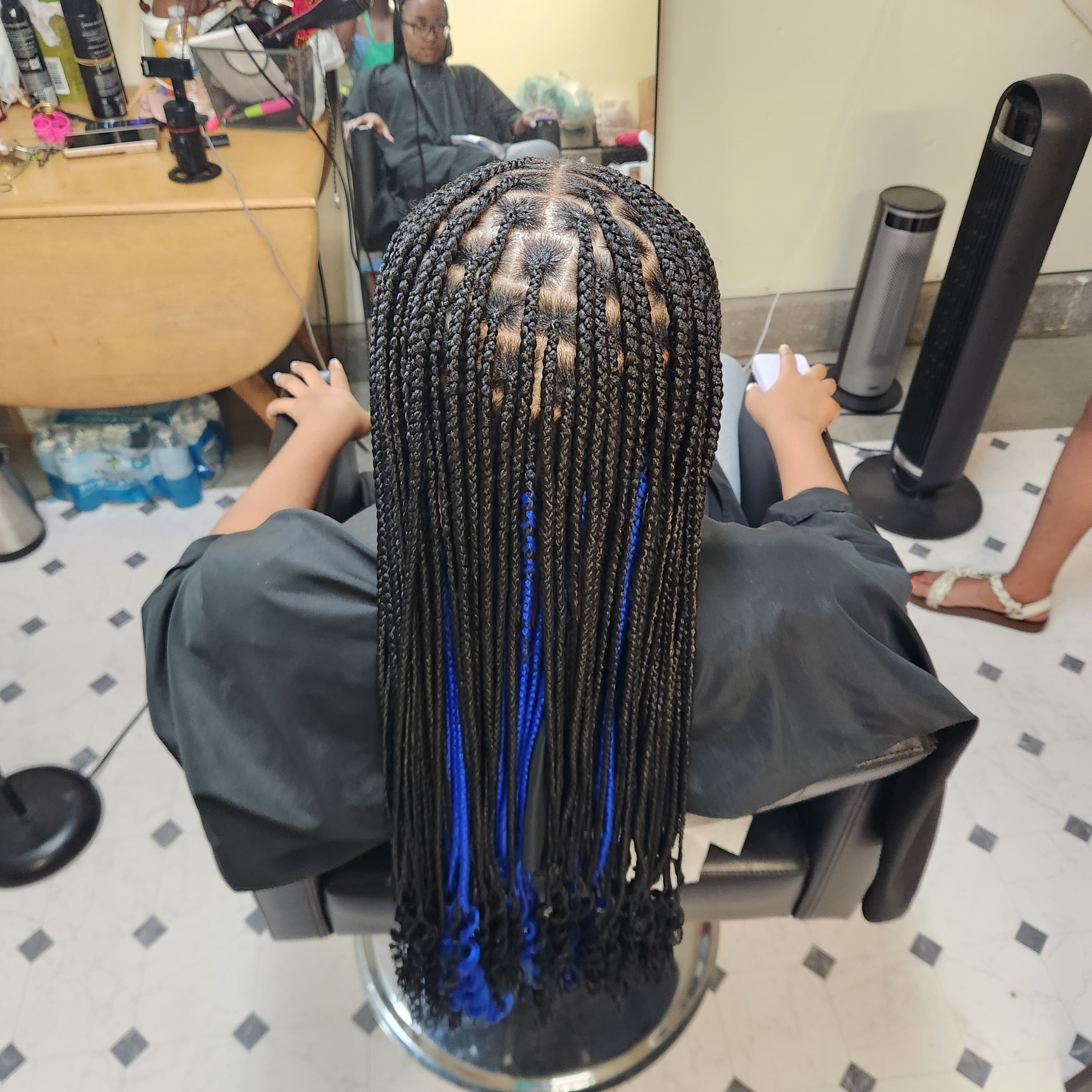 Knotness Braids - Medium braided by Murielle Hair Braids in Fort Irwin, California