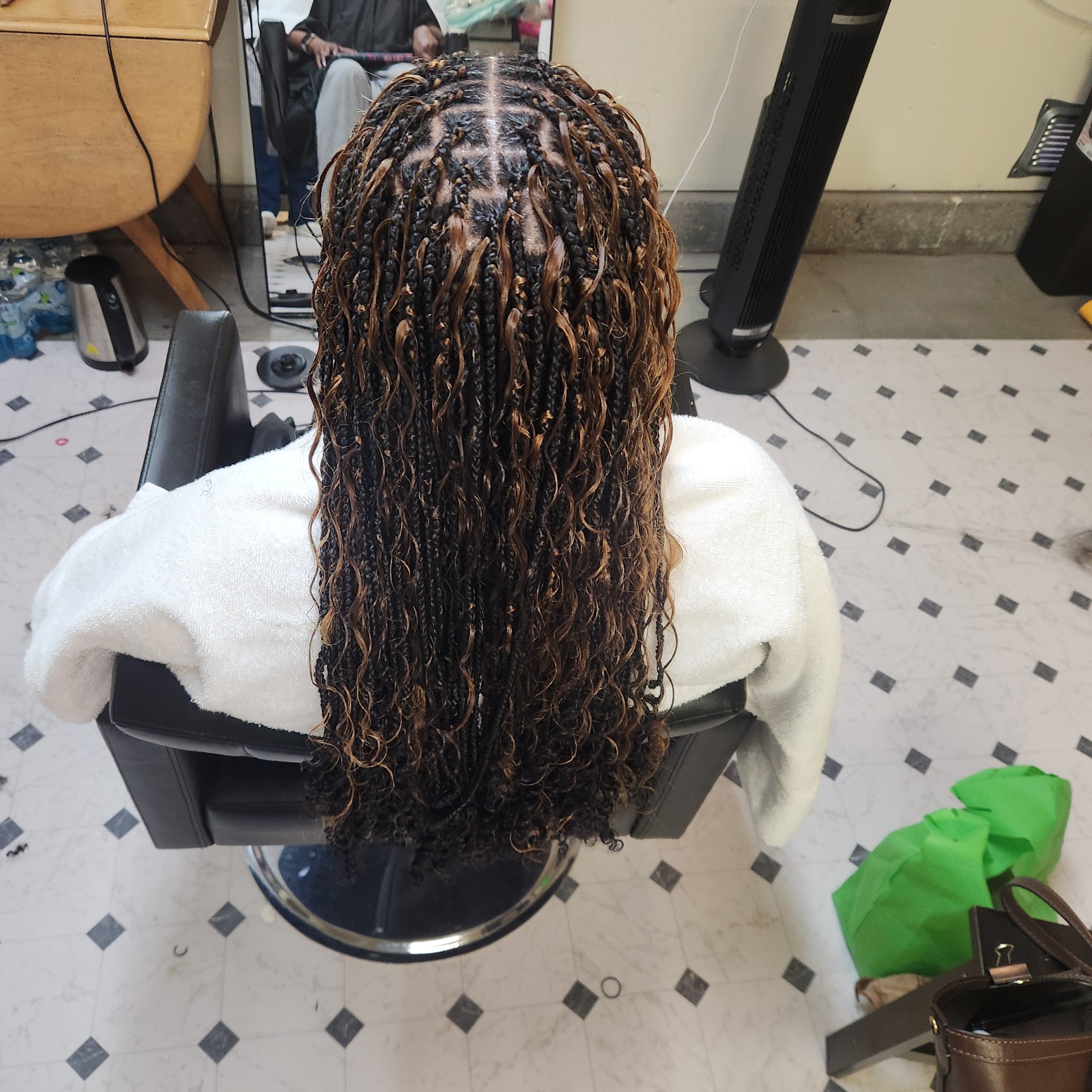 Small Boho Knotless braid